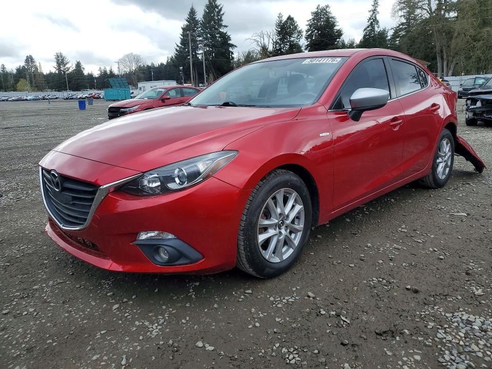 50141176 :رقم المزاد ، JM1BM1W78G1336233 vin ، 2016 Mazda 3 مزاد بيع