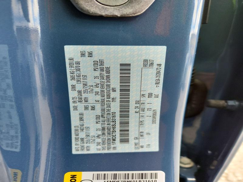 Продаж на аукціоні авто 2025 Ford Bronco, vin: 1FMDE7BH6SLB31610, номер лоту: 50407306