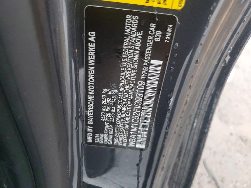 Aukcja sprzedaży 2015 Bmw M235i, vin: WBA1M1C52FV393109, numer aukcji: 48503396