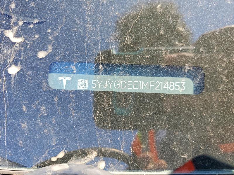 51059566 :رقم المزاد ، 5YJYGDEE1MF214853 vin ، 2021 Tesla Model Y مزاد بيع