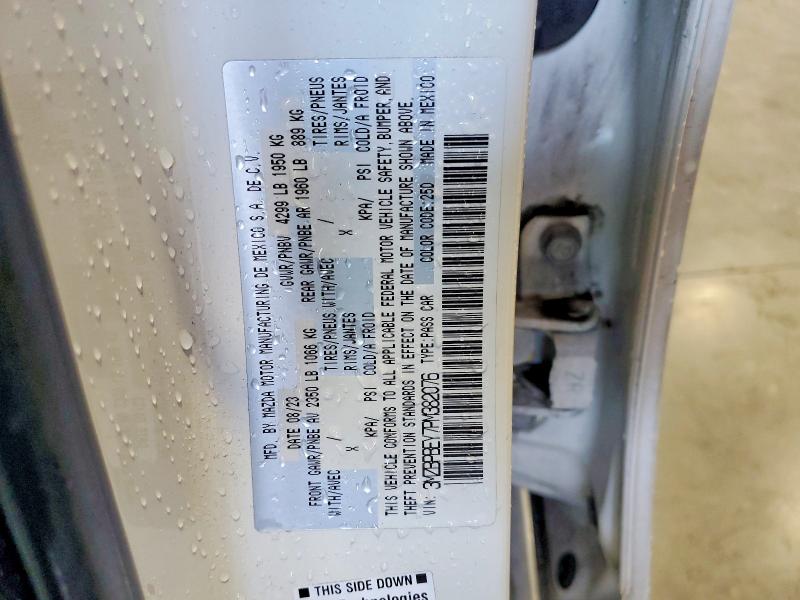 Aukcja sprzedaży 2023 Mazda 3, vin: 3MZBPBEY7PM382076, numer aukcji: 50235956