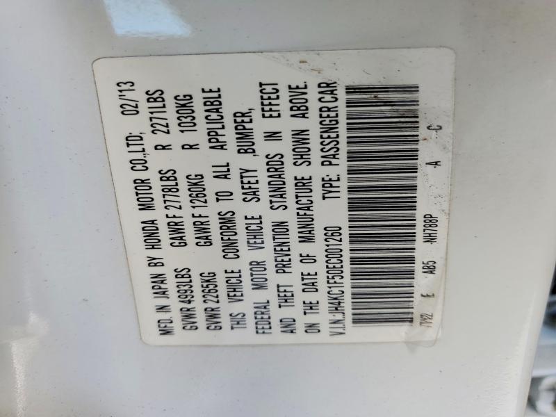 51539356 :رقم المزاد ، JH4KC1F50EC001260 vin ، 2014 Acura Rlx مزاد بيع