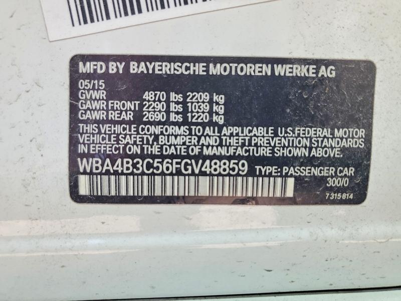 Продаж на аукціоні авто 2015 Bmw 435i, vin: WBA4B3C56FGV48859, номер лоту: 48877136