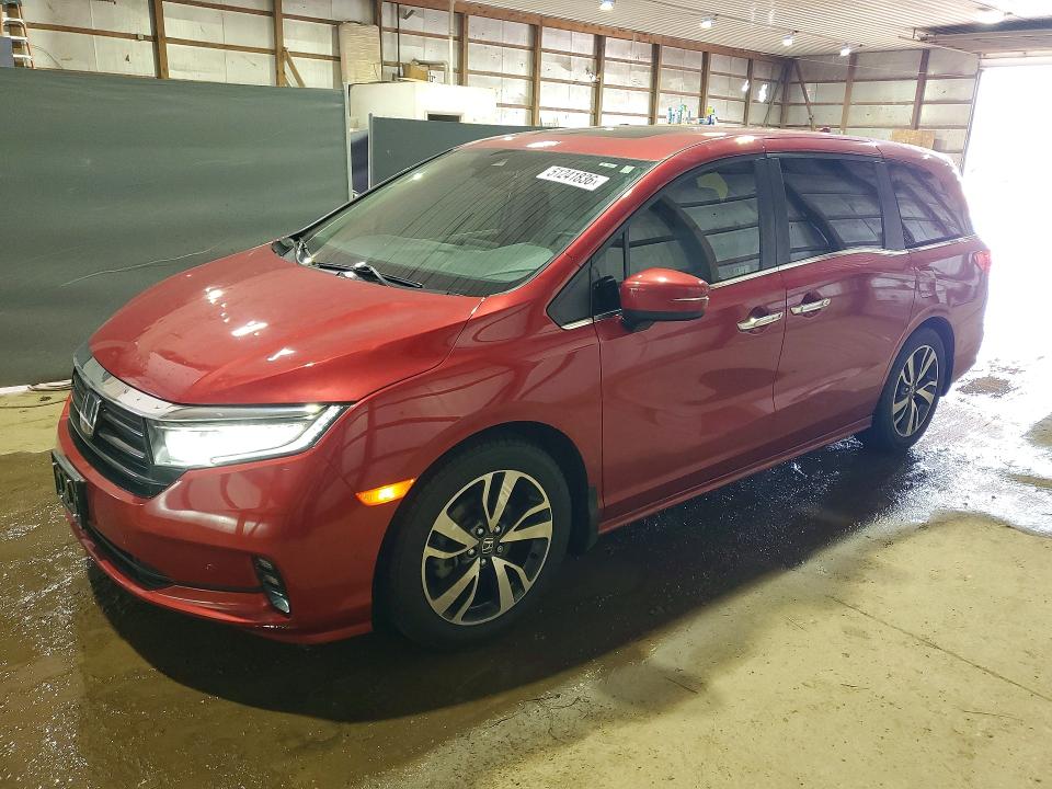 51241836 :رقم المزاد ، 5FNRL6H83NB022854 vin ، 2022 Honda Odyssey مزاد بيع