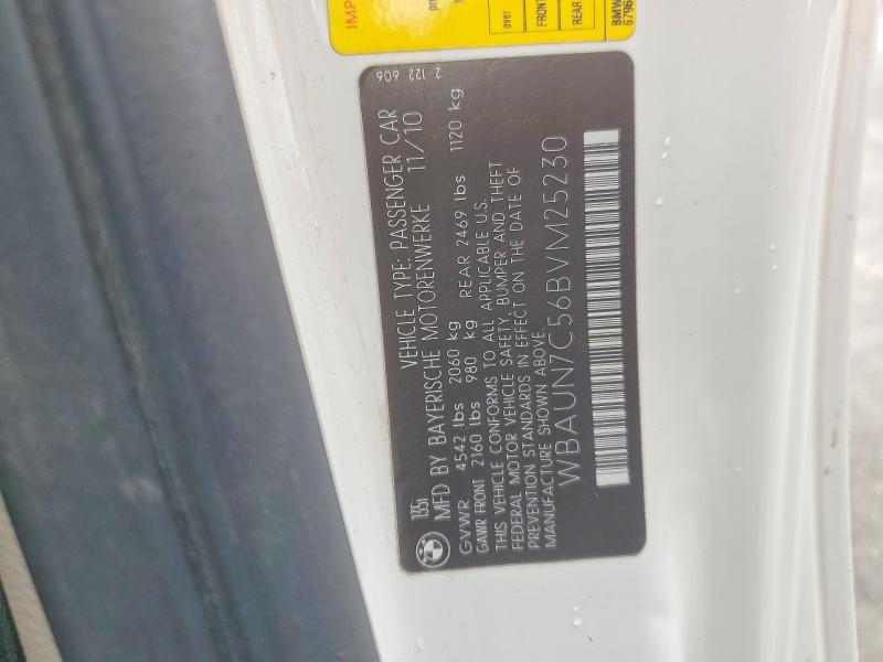 Продажа на аукционе авто 2011 Bmw 135, vin: WBAUN7C56BVM25230, номер лота: 49009676