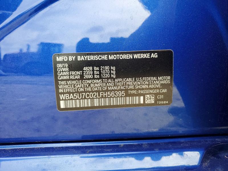 Продажа на аукционе авто 2020 Bmw M340i, vin: WBA5U7C02LFH56395, номер лота: 48876796