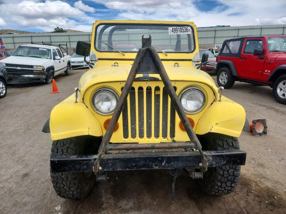 Продаж на аукціоні авто 1974 Jeep Cj-5, vin: J7M83EA093794, номер лоту: 49918536