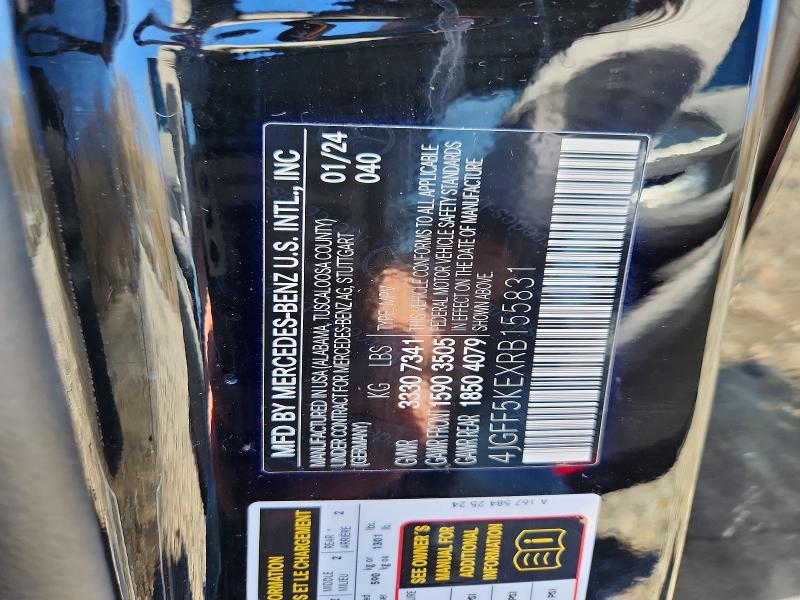 Продаж на аукціоні авто 2024 Mercedes-benz Gls, vin: 4JGFF5KEXRB155831, номер лоту: 48769756