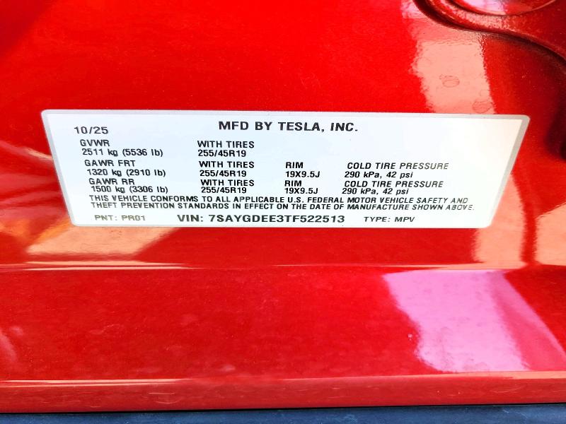 Aukcja sprzedaży 2026 Tesla Model Y, vin: 7SAYGDEE3TF522513, numer aukcji: 47970886