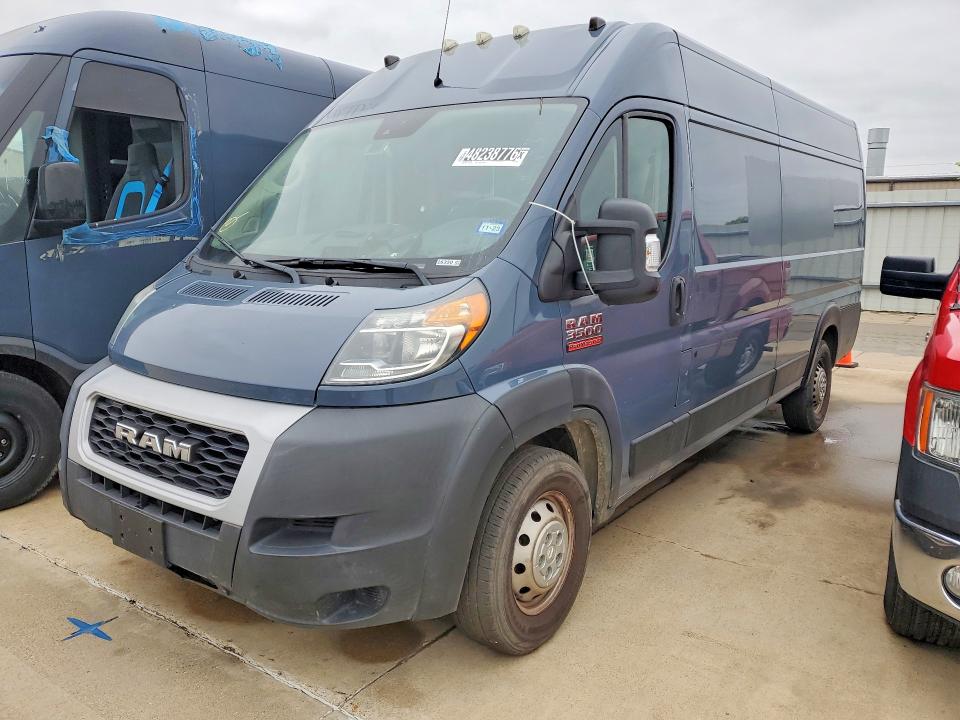 2021 Ram Promaster 3500 მანქანა იყიდება აუქციონზე, vin: 3C6MRVJG5ME587039, აუქციონის ნომერი: 48238776