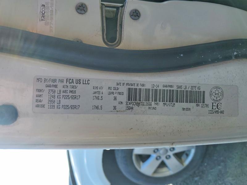 47824986 :رقم المزاد ، 3C4PDCAB0FT612666 vin ، 2015 Dodge Journey مزاد بيع