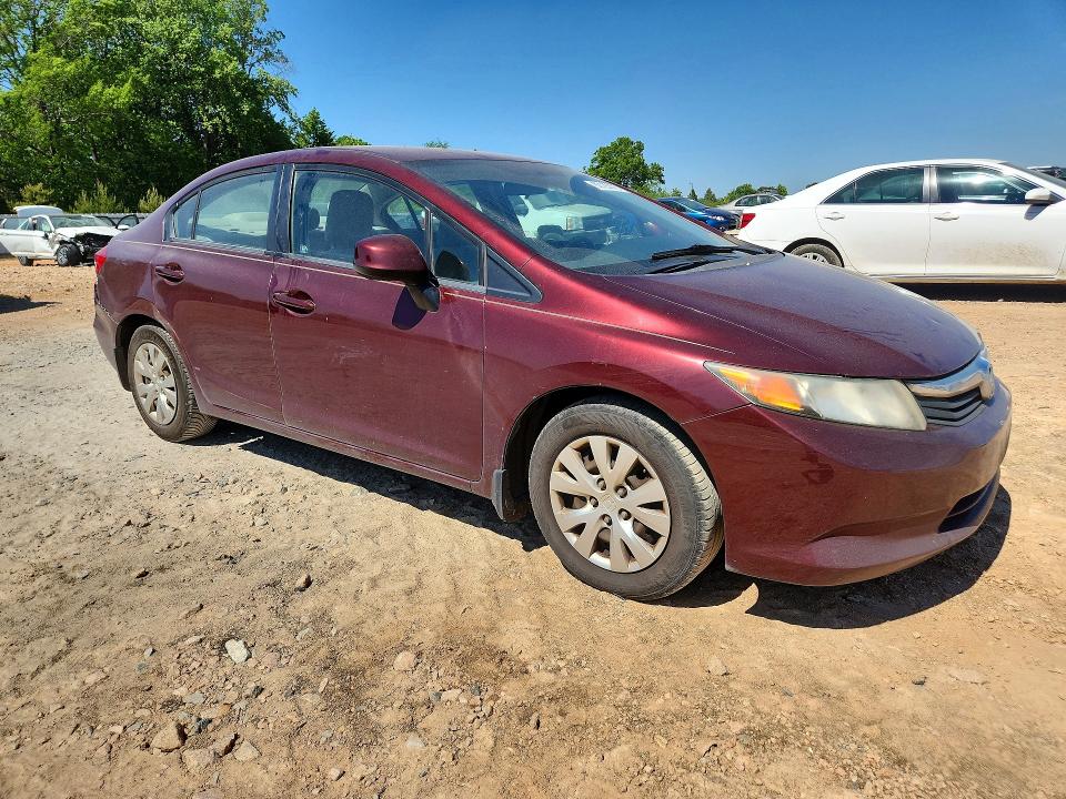 Продажа на аукционе авто 2012 Honda Civic, vin: 2HGFB2F52CH536551, номер лота: 50123876