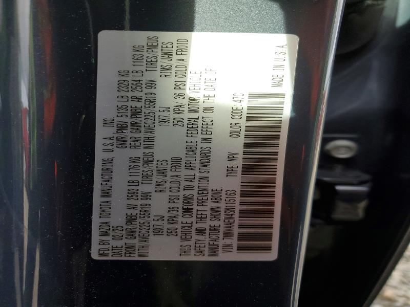 Продажа на аукционе авто 2025 Mazda Cx-50, vin: 7MMVAAEW4SN115163, номер лота: 49498756
