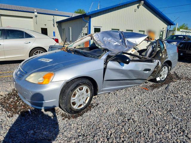50741826 :رقم المزاد ، 1HGES16281L025552 vin ، 2001 Honda Civic مزاد بيع