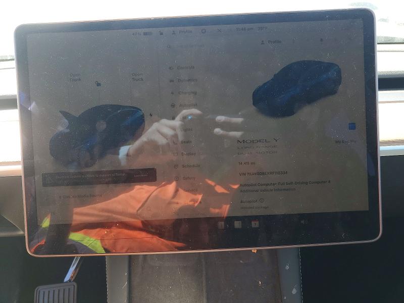 Продажа на аукционе авто 2024 Tesla Model Y, vin: 7SAYGDEEXRF116334, номер лота: 49146226
