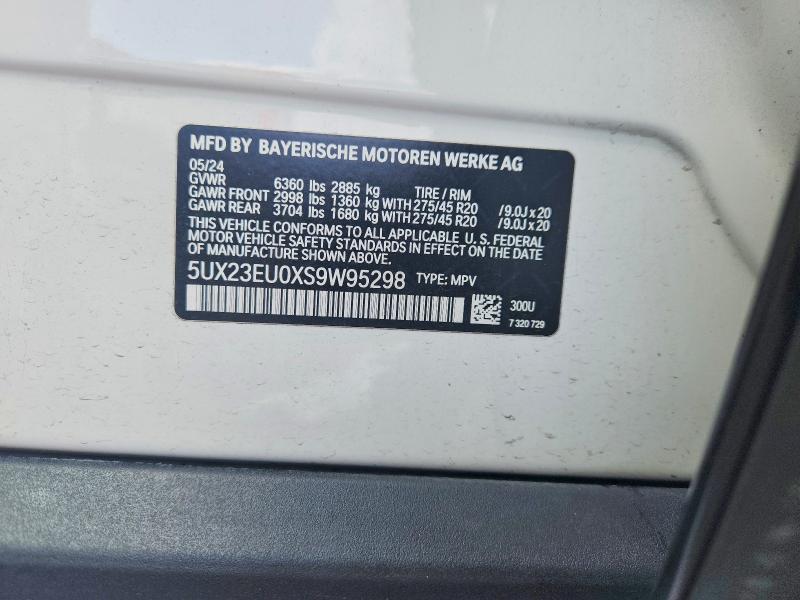 Продажа на аукционе авто 2025 Bmw X5, vin: 5UX23EU0XS9W95298, номер лота: 50292636