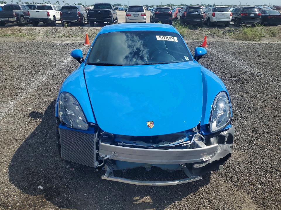 51776836 :رقم المزاد ، WP0AB2A86NS263328 vin ، 2022 Porsche Cayman مزاد بيع