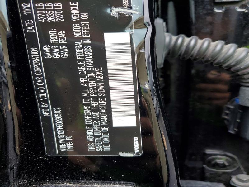 48317816 :رقم المزاد ، YV1612FH6D2205102 vin ، 2013 Volvo S60 مزاد بيع