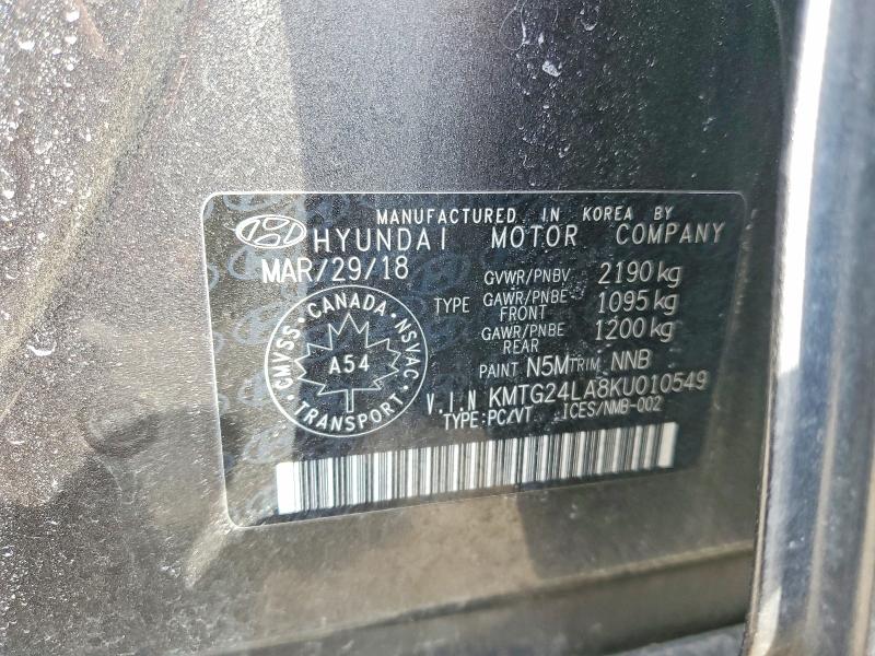 Auction sale of the 2019 Genesis G70, vin: KMTG24LA8KU010549, lot number: 47123596