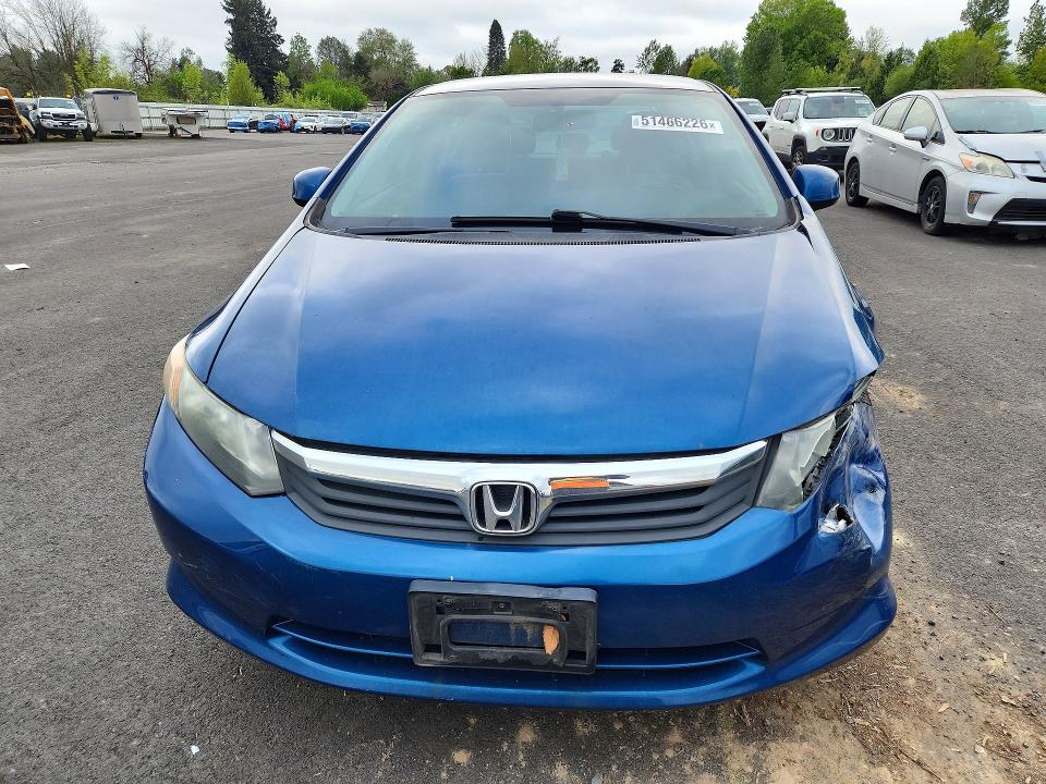 51466226 :رقم المزاد ، 2HGFB2F56CH562120 vin ، 2012 Honda Civic مزاد بيع
