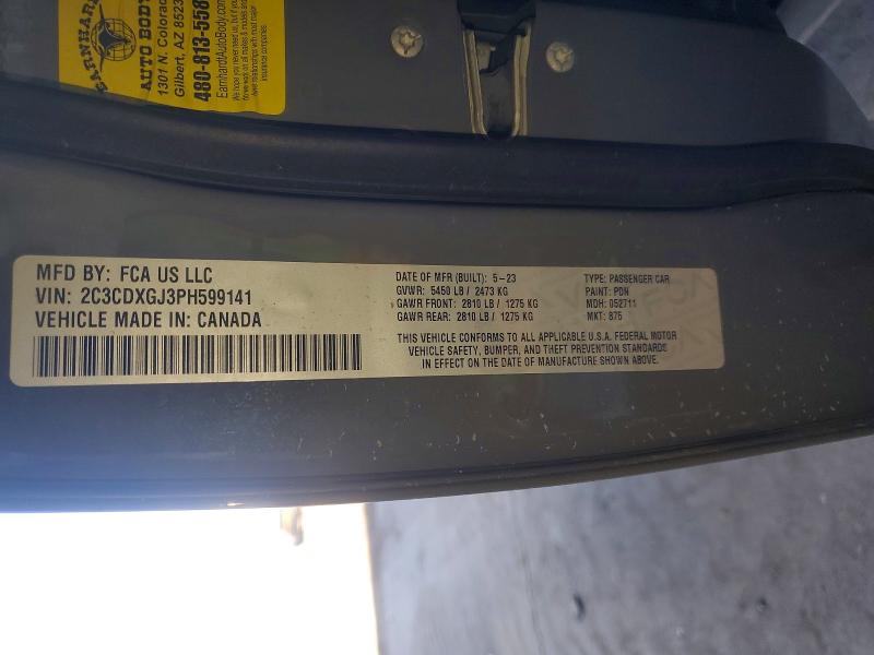 Продажа на аукционе авто 2023 Dodge Charger, vin: 2C3CDXGJ3PH599141, номер лота: 48601026