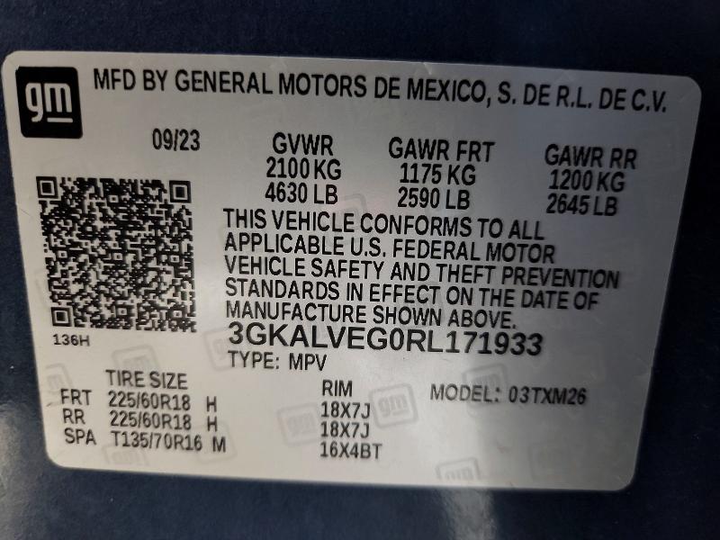 Продажа на аукционе авто 2024 Gmc Terrain, vin: 3GKALVEG0RL171933, номер лота: 51319996