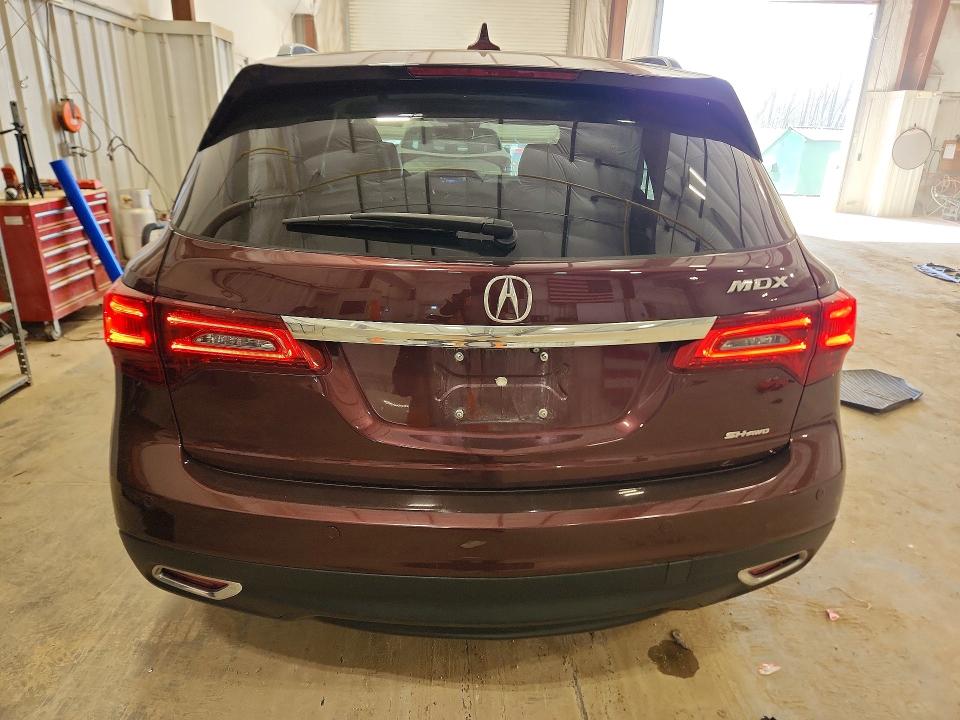 Продаж на аукціоні авто 2016 Acura Mdx, vin: 5FRYD4H92GB027258, номер лоту: 50831616