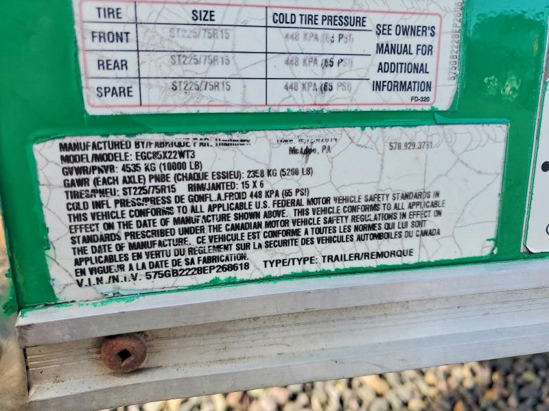 Продажа на аукционе авто 2014 Haul Haulmark Trailer, vin: 575GB2228EP268618, номер лота: 47836356