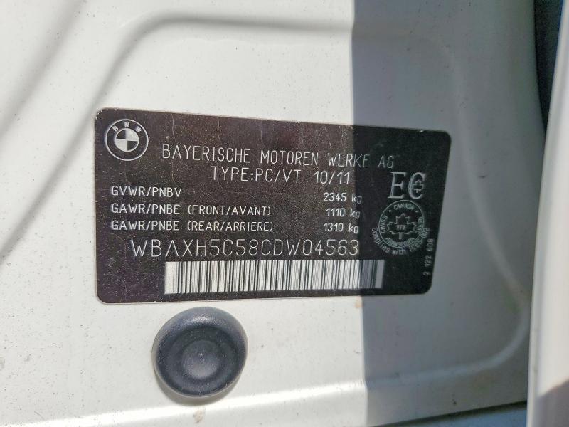 Aukcja sprzedaży 2012 Bmw 528, vin: WBAXH5C58CDW04563, numer aukcji: 50055216
