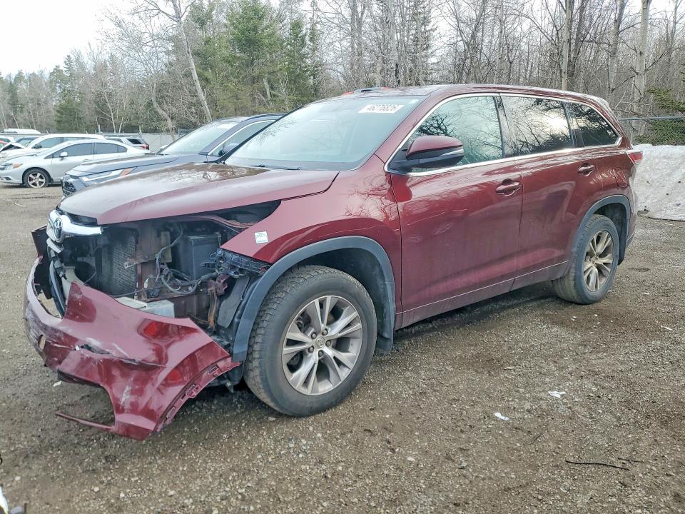 Продажа на аукционе авто 2014 Toyota Highlander, vin: 5TDBKRFH4ES040378, номер лота: 46276826