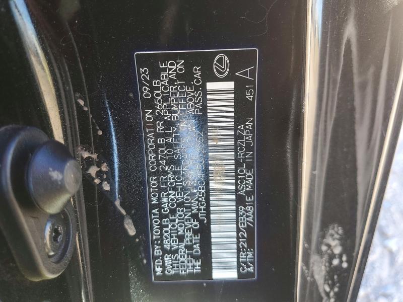 Продаж на аукціоні авто 2023 Lexus Rc 300, vin: JTHGA5BC4P5012552, номер лоту: 48966386