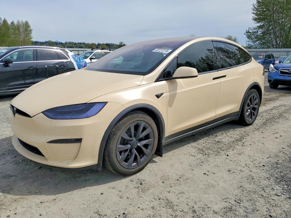 50727276 :رقم المزاد ، 7SAXCBE51PF403490 vin ، 2023 Tesla Model X مزاد بيع