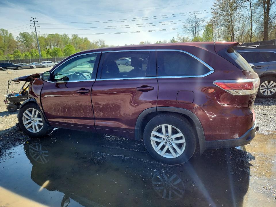 2016 Toyota Highlander მანქანა იყიდება აუქციონზე, vin: 5TDBKRFH9GS325659, აუქციონის ნომერი: 48598556
