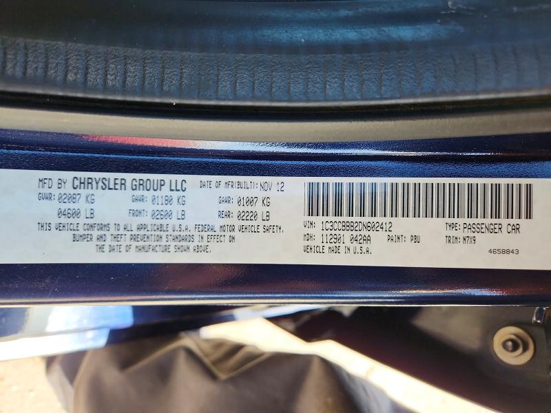 Продаж на аукціоні авто 2013 Chrysler 200, vin: 1C3CCBBB2DN602412, номер лоту: 49938786