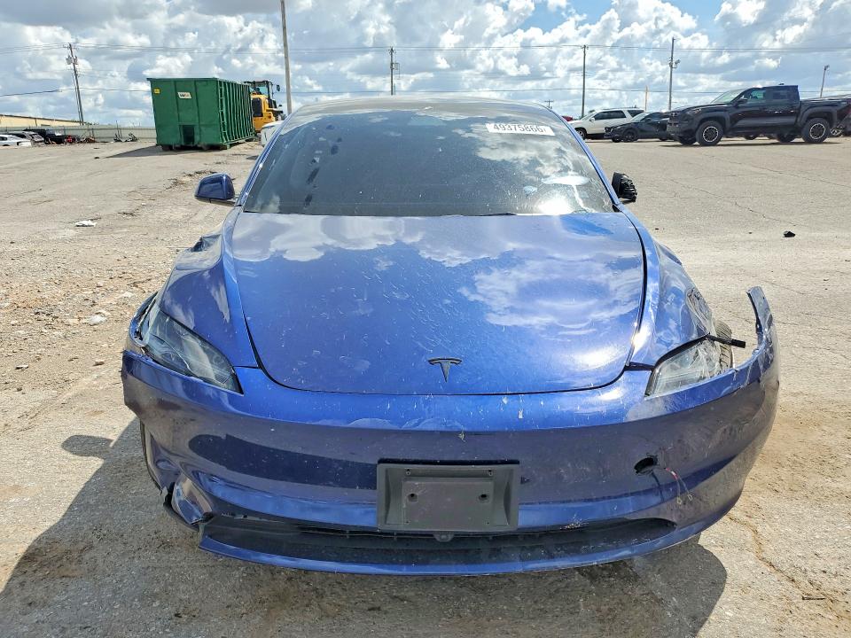 2026 Tesla Model 3 მანქანა იყიდება აუქციონზე, vin: 5YJ3E1EAXTF138592, აუქციონის ნომერი: 49375866