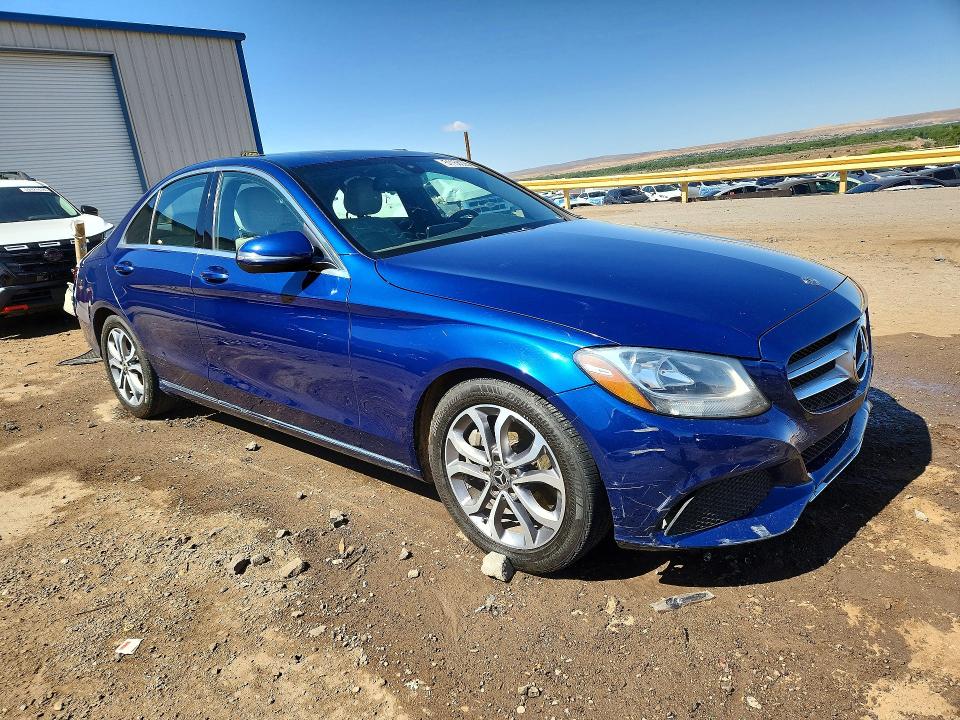 2018 Mercedes-benz C მანქანა იყიდება აუქციონზე, vin: 55SWF4JB6JU241062, აუქციონის ნომერი: 51156326