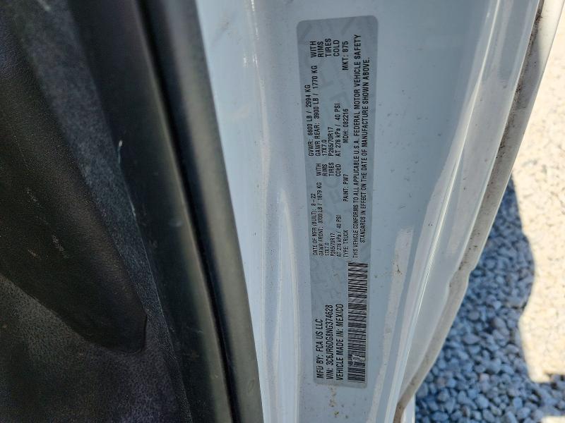 2022 Ram 1500 Classic მანქანა იყიდება აუქციონზე, vin: 3C6JR6DG8NG374628, აუქციონის ნომერი: 50123896