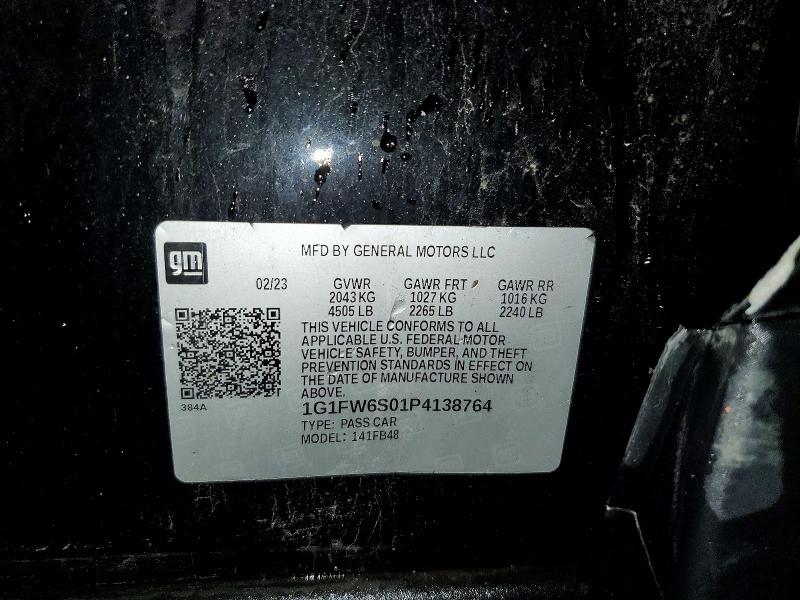 Продажа на аукционе авто 2023 Chevrolet Bolt Ev, vin: 1G1FW6S01P4138764, номер лота: 50646886