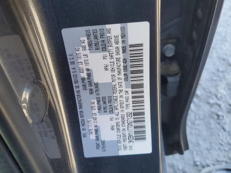 Продажа на аукционе авто 2016 Mazda 3, vin: 3MZBM1X77GM271292, номер лота: 50046446