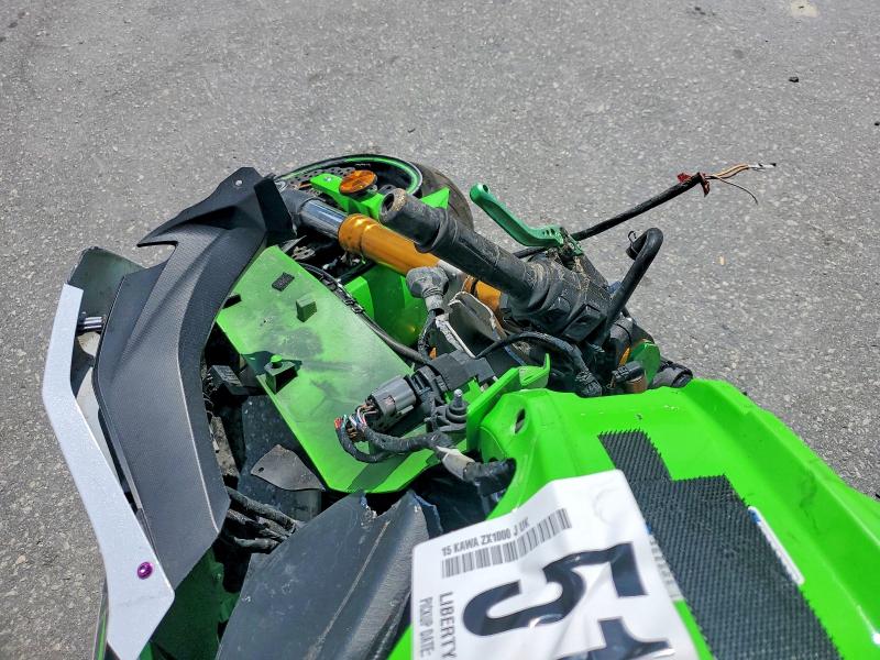 2015 Kawasaki Zx1000 მანქანა იყიდება აუქციონზე, vin: JKAZXCJ12FA025331, აუქციონის ნომერი: 51323586