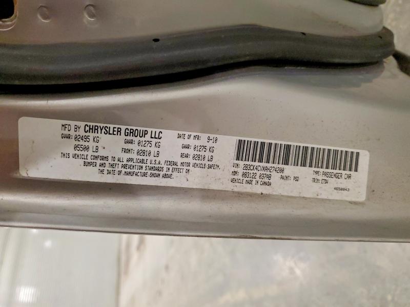 Aukcja sprzedaży 2010 Dodge Charger, vin: 2B3CK4CVXAH274200, numer aukcji: 48487936