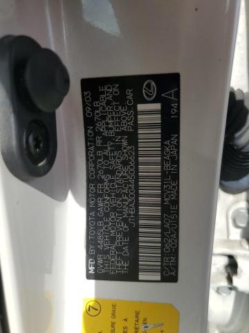 2004 Lexus Es მანქანა იყიდება აუქციონზე, vin: JTHBA30G445006623, აუქციონის ნომერი: 51142206