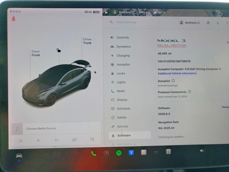 Продажа на аукционе авто 2022 Tesla Model 3, vin: 5YJ3E1EC3NF156579, номер лота: 49653526