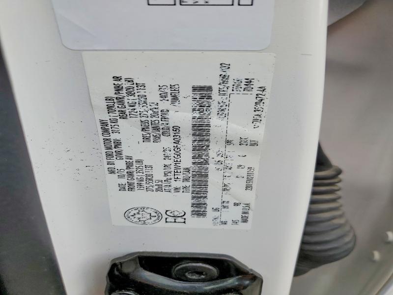Aukcja sprzedaży 2016 Ford F150, vin: 1FTEW1EG0GFA03150, numer aukcji: 49877766