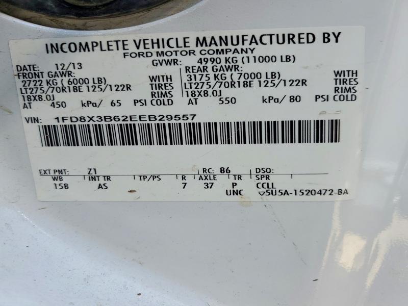 2014 Ford F350 მანქანა იყიდება აუქციონზე, vin: 1FD8X3B62EEB29557, აუქციონის ნომერი: 47579816