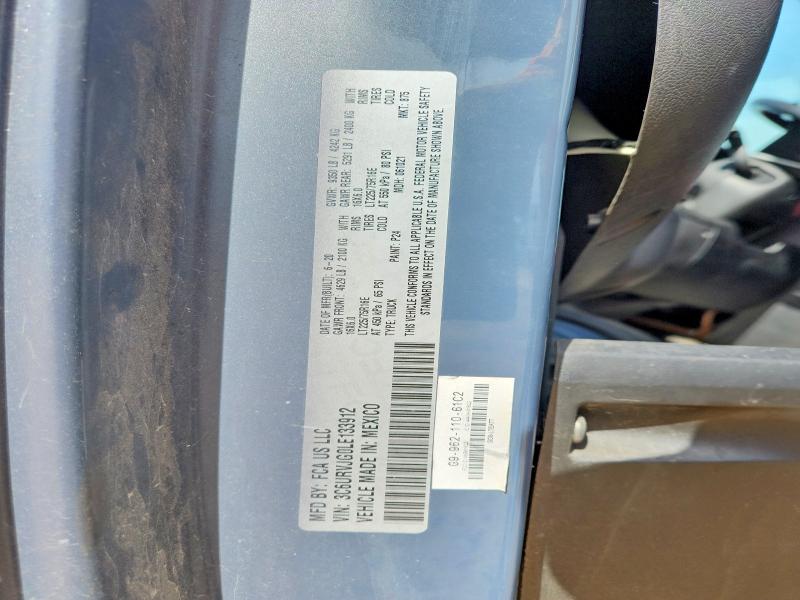 Продажа на аукционе авто 2020 Ram Promaster 3500, vin: 3C6URVJG0LE133912, номер лота: 48237936