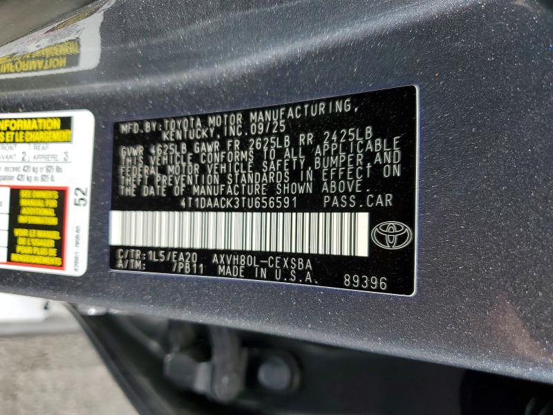 Aukcja sprzedaży 2026 Toyota Camry, vin: 4T1DAACK3TU656591, numer aukcji: 51529176