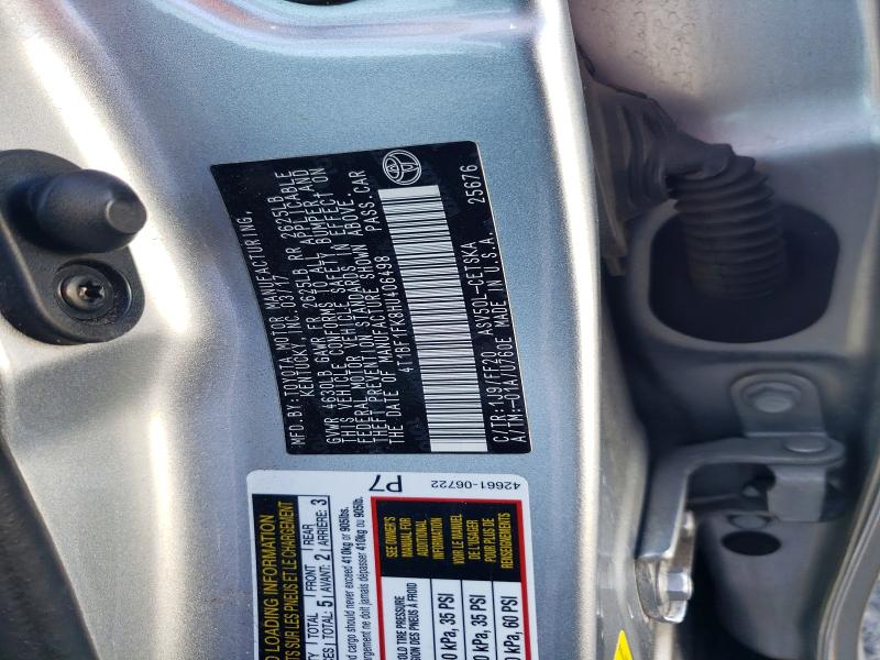 2017 Toyota Camry მანქანა იყიდება აუქციონზე, vin: 4T1BF1FK8HU406498, აუქციონის ნომერი: 51030326
