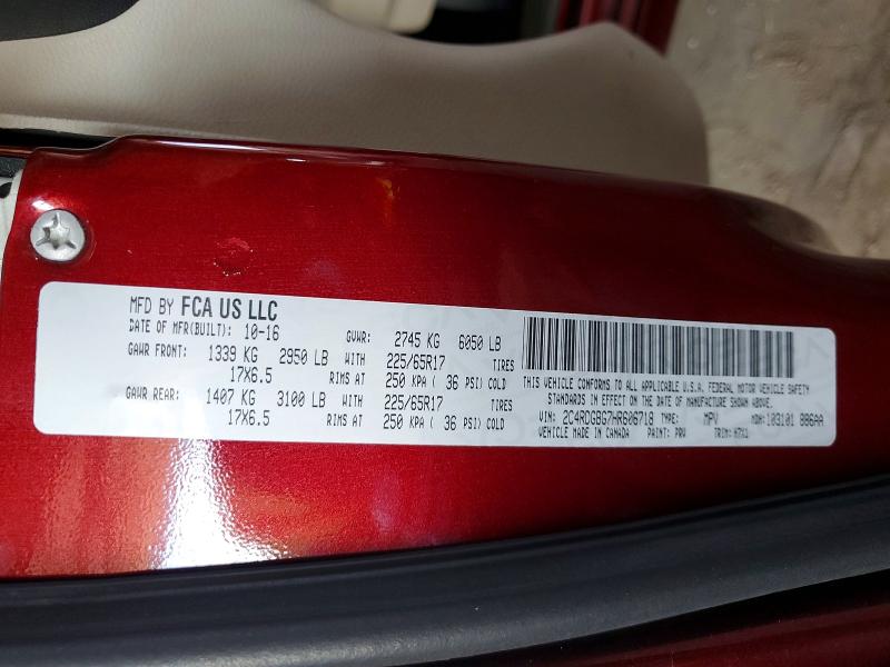 Продаж на аукціоні авто 2017 Dodge Grand Caravan, vin: 2C4RDGBG7HR606718, номер лоту: 51872706