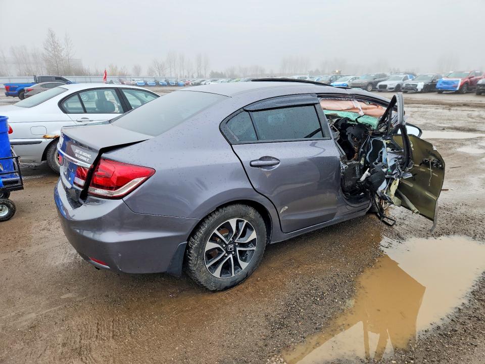 49114776 :رقم المزاد ، 2HGFB2E52FH017828 vin ، 2015 Honda Civic Ex 4dr مزاد بيع